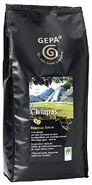 Bio Caf Chiapas 100% Arabica Kaffeebohnen aus dem Hochland Mexikos fair gehandelt