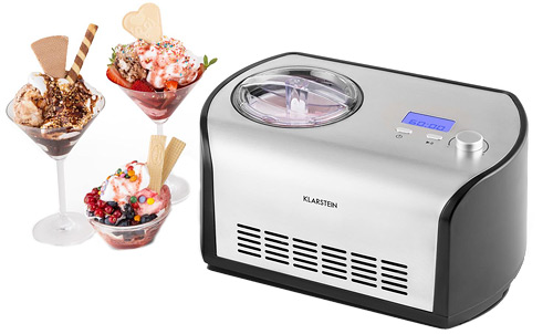 Eismaschine Snowberry & Choc von Klarstein ... produziert cremig gerhrtes Eis wie aus der Eisdiele
