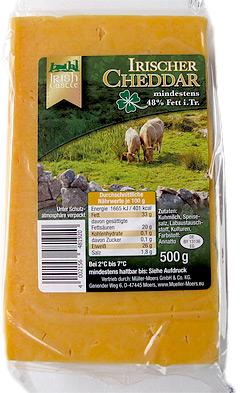 Irischer Cheddar Kse Traditional Cheddar (mild)
