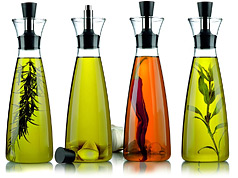 Oliven�l-Flaschen Kunstdruck