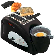 Toaster von Tefal zum Brtchen toasten und gleichzeitig zum Ei pochieren