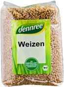 Weizen-Krner in Bio-Qualitt von dennree