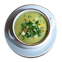 Leichte Gemse-Kartoffel-Suppe