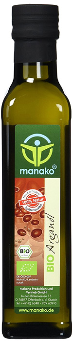Arganöl naturrein in Bioqualität kaltgepresst von manako®