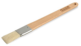 Backpinsel aus Holz mit Naturborsten von Kaiser - auch zum glasieren geeignet