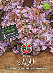 Eichblatt-Salat-Samen Sorte: Navara rot & gesund