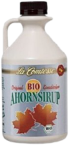 Original Kanadischer Bio-Ahornsirup Grad C in der 1-Liter-Flasche von La Comtesse