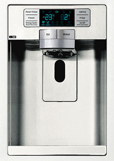 Side-by-Side-Kühlschrank von Samsung mit Chrushed-Ice-Funktion