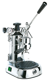 Siebträgermaschine für die Zubereitung von Espresso von Pavoni